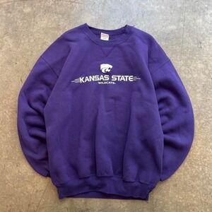 Vintage 90's 00's Kansas State Wildcats MJ Soffe Crewneck Size Large